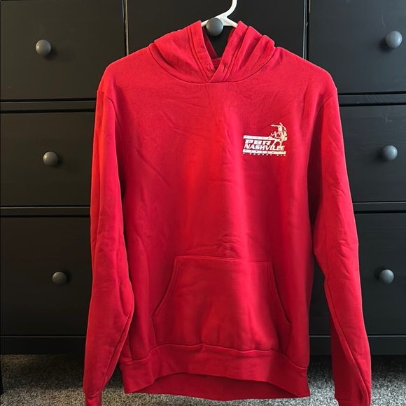 Red Men's Hoodie - Picture 1 of 2